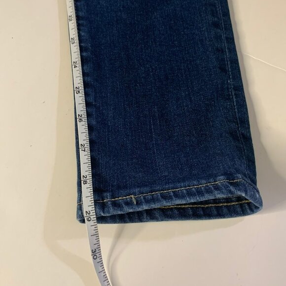 Levi’s 712 High-Rise Skinny Dark Wash Jeans - Picture 6 of 9